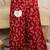 Maroon printed cotton jaltarang top palazzo set for girls