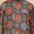 Green-multi printed cotton floral jacket with motif printed kurta and dhoti set for boys