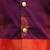 Purple-red printed silk attached silk jacket kurta with dhoti for boys