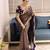 mauve shiny fendy satin silk blend saree