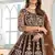 brown Designer Wedding Lehenga Choli
