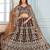 brown Designer Wedding Lehenga Choli