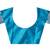 Graceful green and blue art silk saree with intricate border