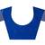 Royal blue art silk saree with silver zari detailing