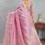 Light-purple art silk saree with subtle golden zari weave