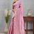 Light-purple art silk saree with subtle golden zari weave