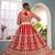 red Designer Wedding Lehenga Choli
