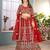 red Designer Wedding Lehenga Choli
