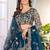 blue Designer Wedding Lehenga Choli