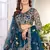 blue Designer Wedding Lehenga Choli