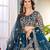 blue Designer Wedding Lehenga Choli