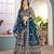 blue Designer Wedding Lehenga Choli