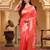pink pure kanjivaram silk blend saree 