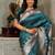 sea green pure kanjivaram silk blend saree 