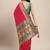 party wear saree with rich pallu and contrast zari border