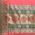 light pink party wear saree with rich pallu and contrast zari border