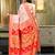 Graceful woven linen cotton saree with intricate traditional patterns and tassel sari