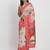 ethnic motif woven linen cotton saree with zari border
