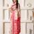 Elegant woven linen cotton saree for durga puja & diwali | ethnic motif design with rich zari border sari