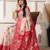 Elegant woven linen cotton saree for durga puja & diwali | ethnic motif design with rich zari border sari
