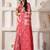 ethnic motif woven linen cotton saree with zari border