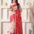 ethnic motif woven linen cotton saree with zari border