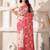 ethnic motif woven linen cotton saree with zari border