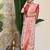 Premium woven linen cotton saree with traditional zari border elegant festive look perfect for durga puja sari