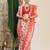 woven linen cotton saree with zari border