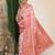 woven linen cotton saree with zari border