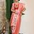 woven linen cotton saree with zari border