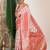 woven linen cotton saree with zari border