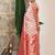 woven linen cotton saree with zari border