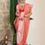 woven linen cotton saree with zari border