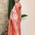 woven linen cotton saree with zari border