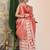 woven linen cotton saree with zari border