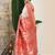 woven linen cotton saree with zari border
