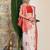 woven linen cotton saree with zari border