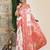 woven linen cotton saree with zari border