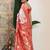 woven linen cotton saree with zari border