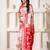 Elegant woven linen cotton saree for durga puja diwali | ethnic motif design with rich zari border festive sari
