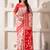 ethnic motif woven linen cotton saree with zari border