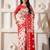 ethnic motif woven linen cotton saree with zari border