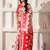 ethnic motif woven linen cotton saree with zari border