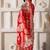 ethnic motif woven linen cotton saree with zari border