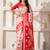 ethnic motif woven linen cotton saree with zari border