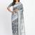Linen cotton saree with traditional butta weaving tassel pallu | lightweight festive saree sari