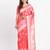Linen cotton saree with butta weaving tassel pallu
