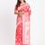 Linen cotton saree with butta weaving tassel pallu