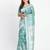Linen cotton saree with butta weaving tassel pallu